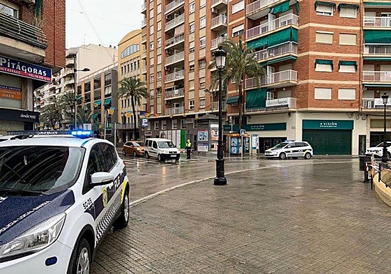 Un control de la policía local, en una imagen de archivo.