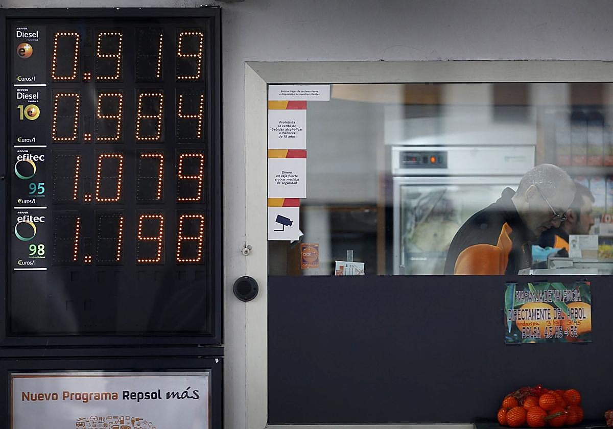 Surtidor de gasolina, en una imagen de archivo.