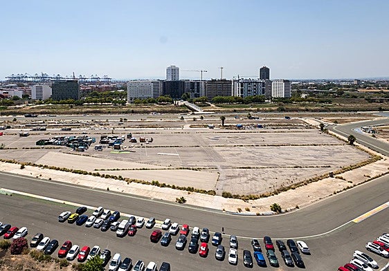 Superficie por donde se extenderá el futuro PAI del Grao; estado que presenta actualmente.