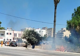 Incendio en Chiva este sábado.