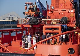 Un barco de Salvamento Marítimo en una foto de archivo.