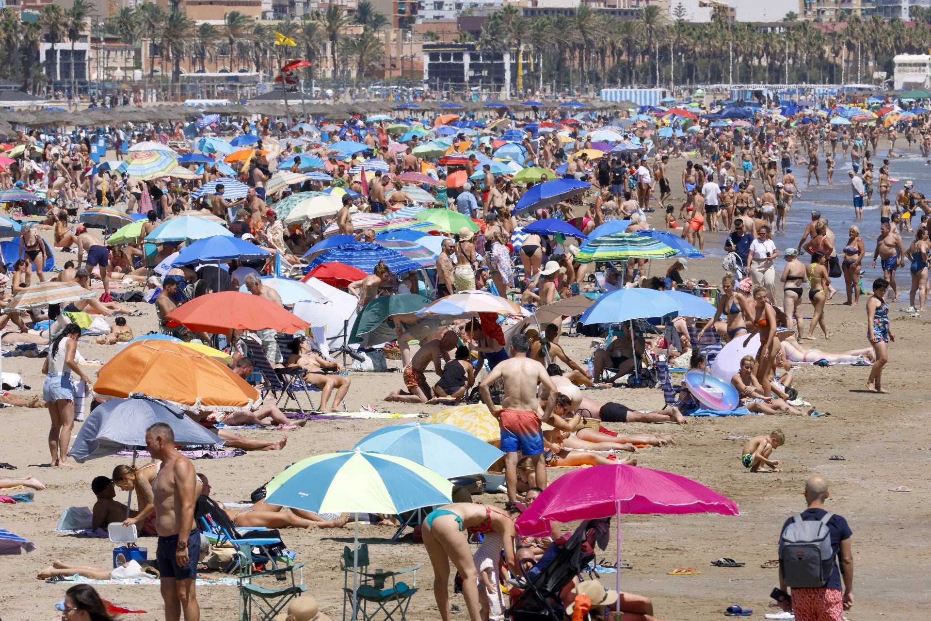 Los valencianos se ponen a remojo contra el calor