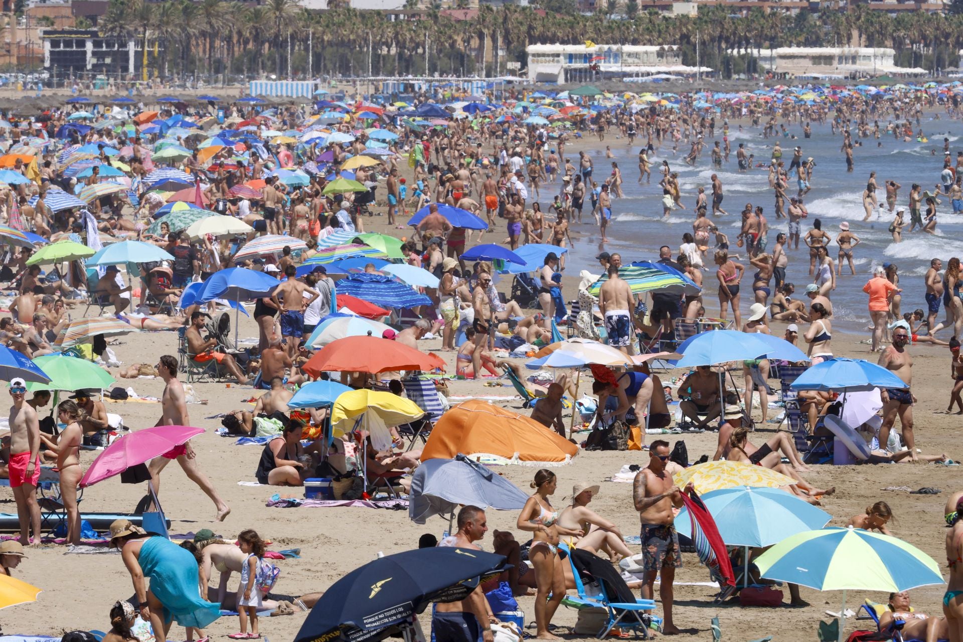 Los valencianos se ponen a remojo contra el calor