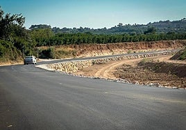 Uno de los puntos más afectados fue el Camí dels Arquets, especialmente en su cruce con el Pas de Brusa.