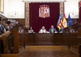 Pleno de la Diputación de Castellón.