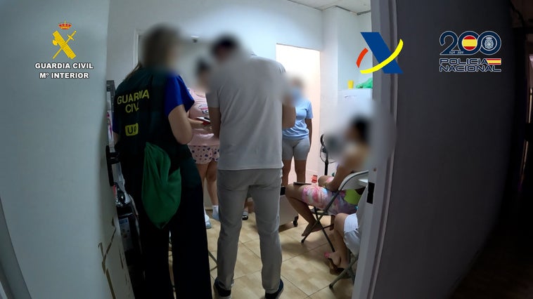 Liberan a 162 mujeres explotadas sexualmente en una operación nacional con epicentro en la Comunitat