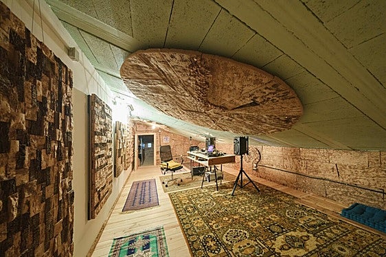 Espacio sonoro de la cooperativa.