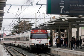Un tren de cercanías.
