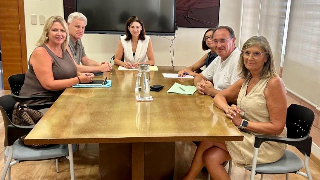 Un momento de la reunión.