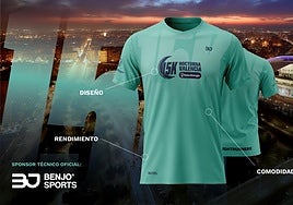 La camiseta oficial para la 15K Nocturna Valencia 2025.
