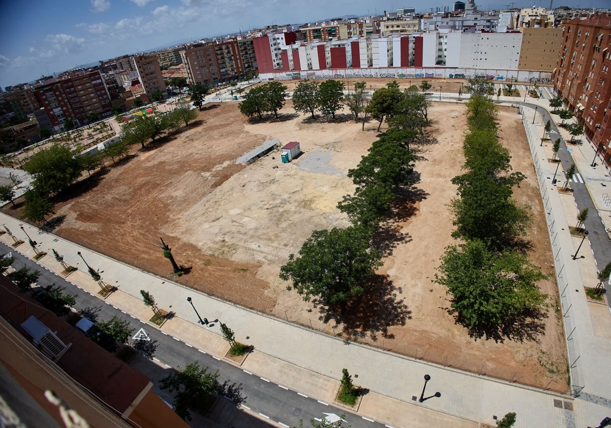 Terrenos del PAI de Cuartel de Ingenieros de la calle San Vicente Mártir.