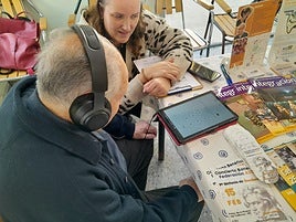 Mesa SAM organizada en Pedralba.