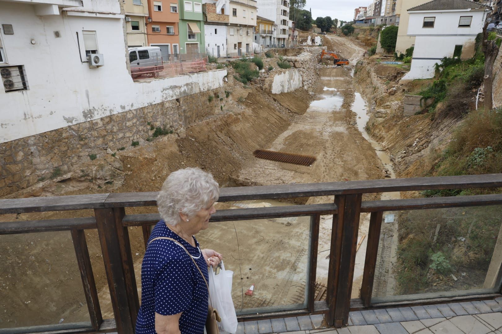 La tormenta aviva el temor en Chiva por el retraso de las obras en el barranco