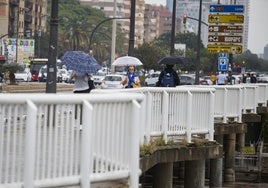 Lluvias en Valencia.