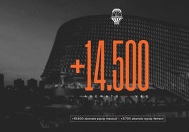 Más de 14.500 abonados para la temporada 2025-26