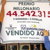 Una pareja de ganadores de un premio millonario de Euromillones. Imagen de archivo.