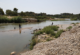 Zona de baño en Vilamarxant.