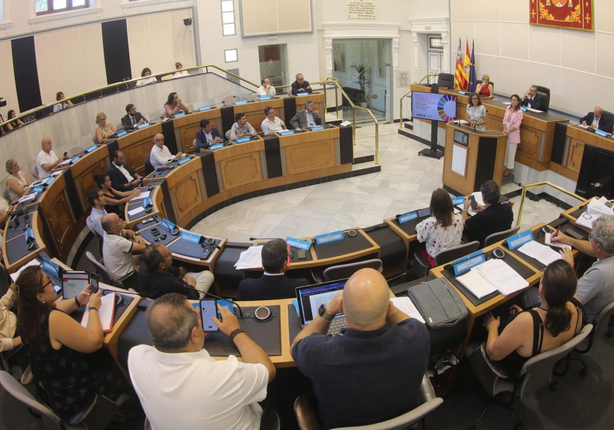 Pleno del Consejo Económico y Social de la provincia de Alicante.