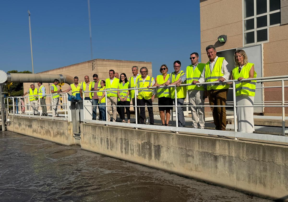 Visita a la depuradora de Quart-Benagèber.