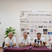 Presentación de la mascletà este lunes en Aldaia.