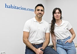 Oriol y Anna, unos de los fundadores de habitacion.com