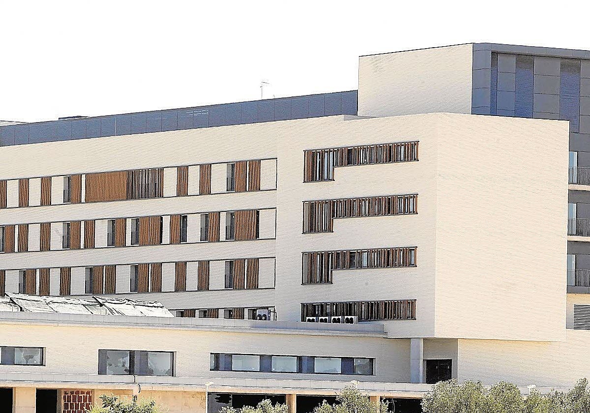 Vista del hospital de Llíria.