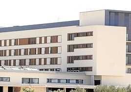 Vista del hospital de Llíria.