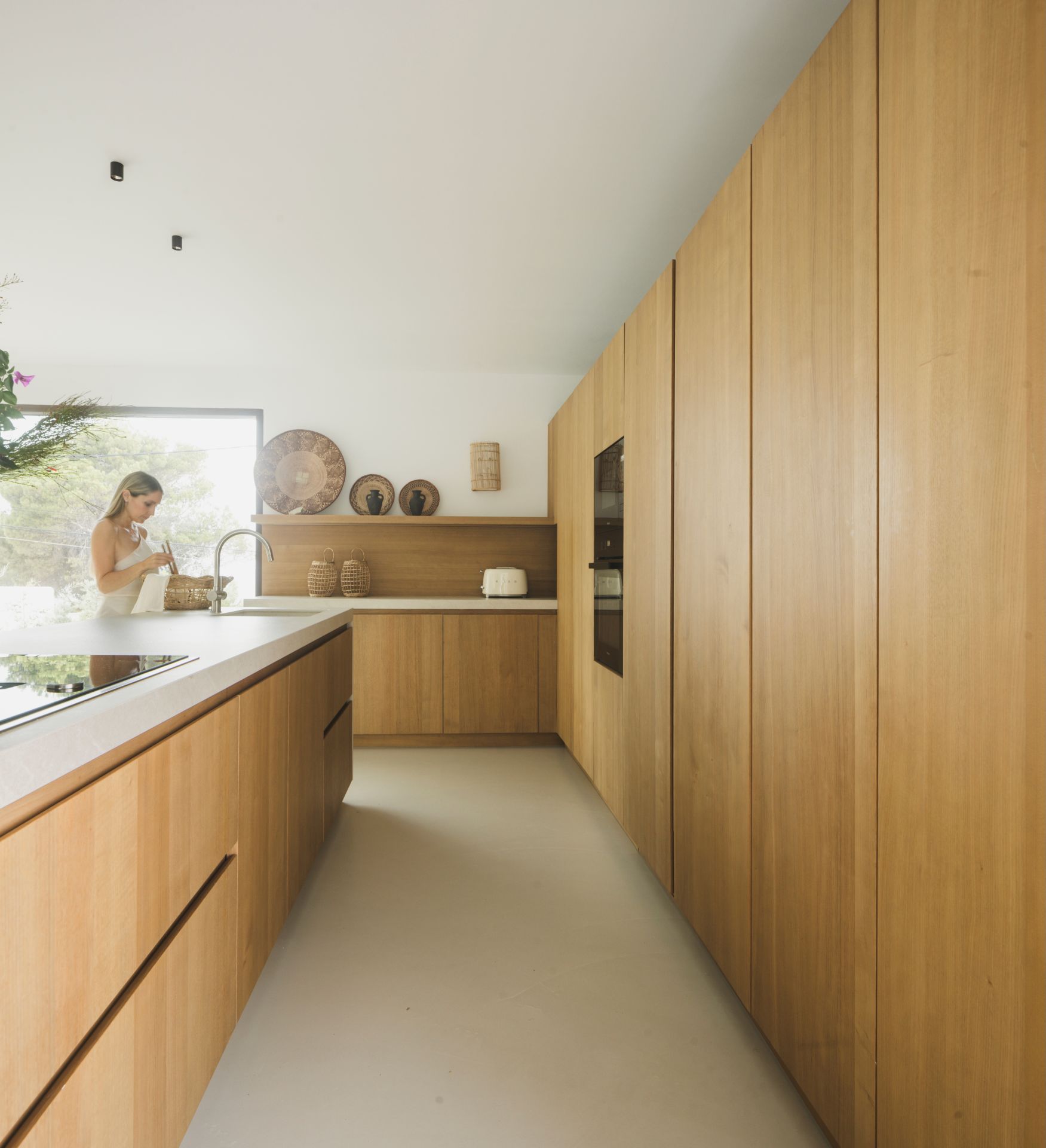 El interior de la casa en Ibiza proyectada por Ampa Costa