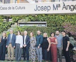 Inauguración de la Biblioteca Josep Maria Àngel en L'Eliana