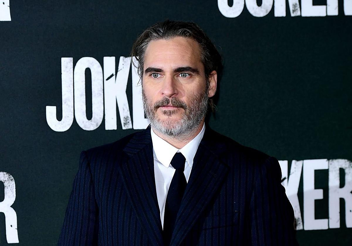 El actor Joaquin Phoenix en la premier del Joker