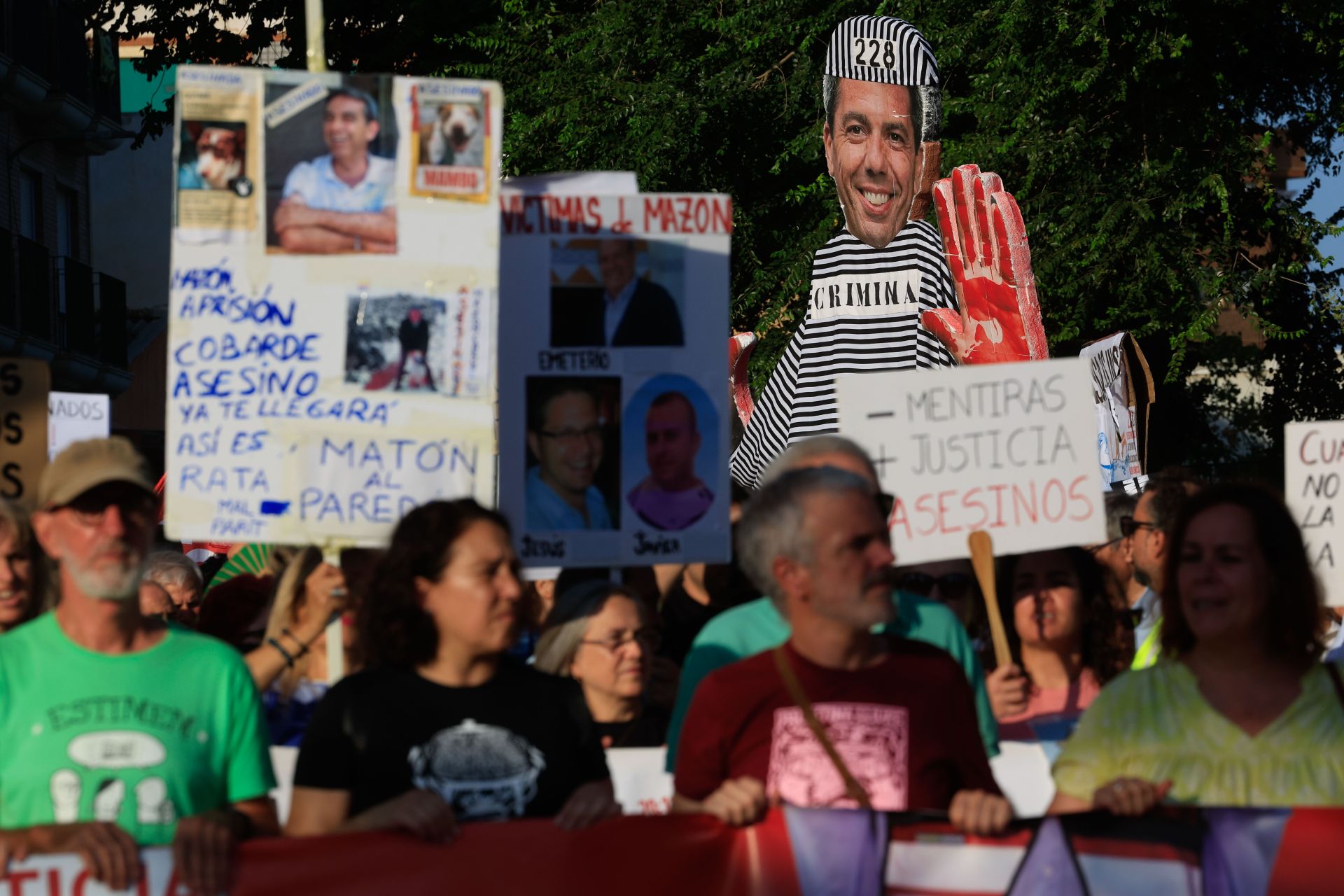 FOTOS | Novena manifestación contra Mazón por la gestión de la dana