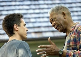 Cassey Affleck y Morgan Freeman, protagonistas de 'Adiós pequeña, adiós'.