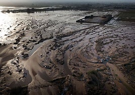 Efectos de la dana sobre la Albufera.