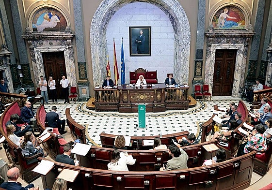 Pleno del Ayuntamiento de Valencia de este mes.