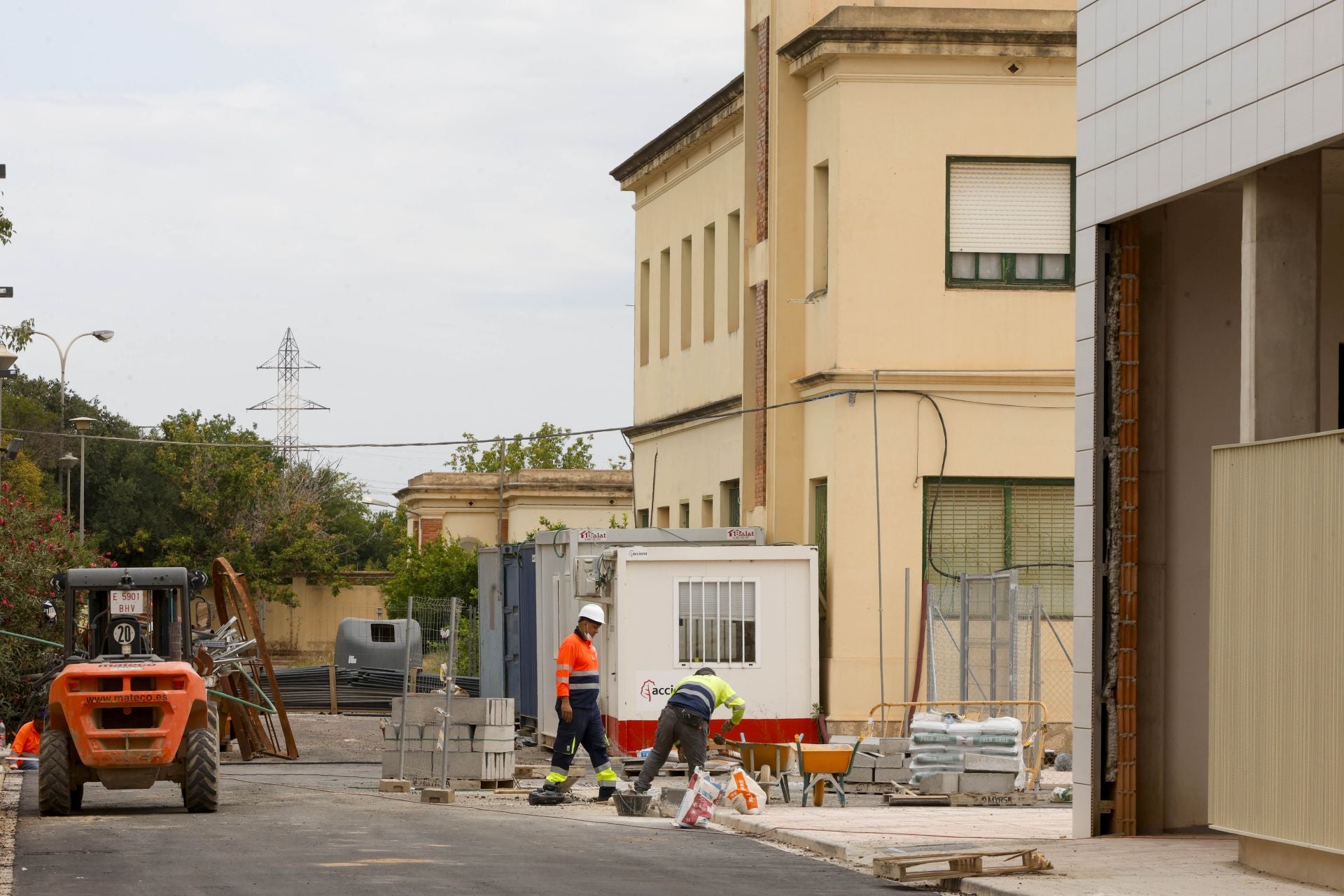 Obras contra reloj para poner a punto el hospital Militar de Mislata