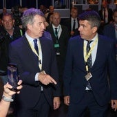 Feijóo y Mazón, en el congreso del PPE que se celebró en Valencia.
