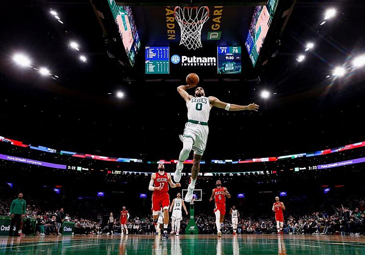 Un partido de la NBA entre Celtis y Pelicans, en una imagen de archivo.