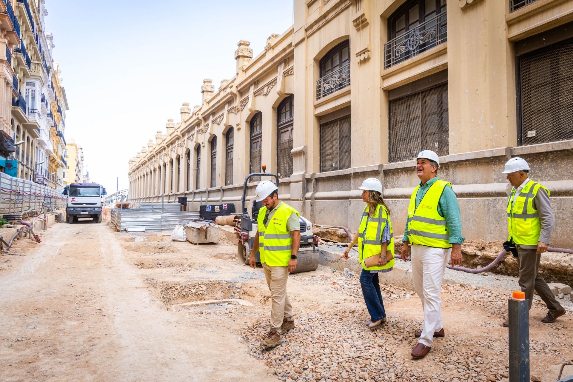 Fotos: Obras entre las estaciones de metro de Xàtiva y Alacant