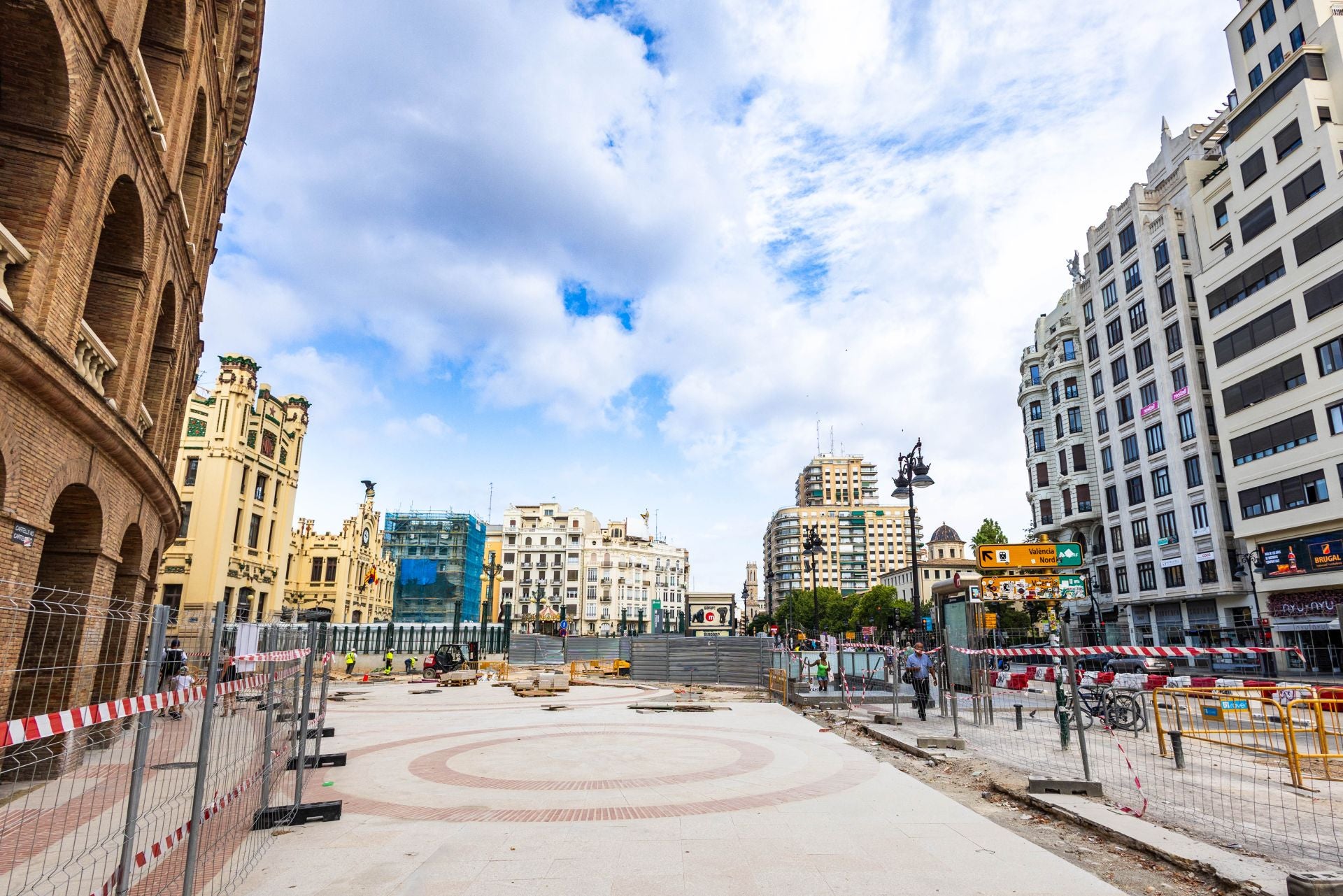 Fotos: Obras entre las estaciones de metro de Xàtiva y Alacant