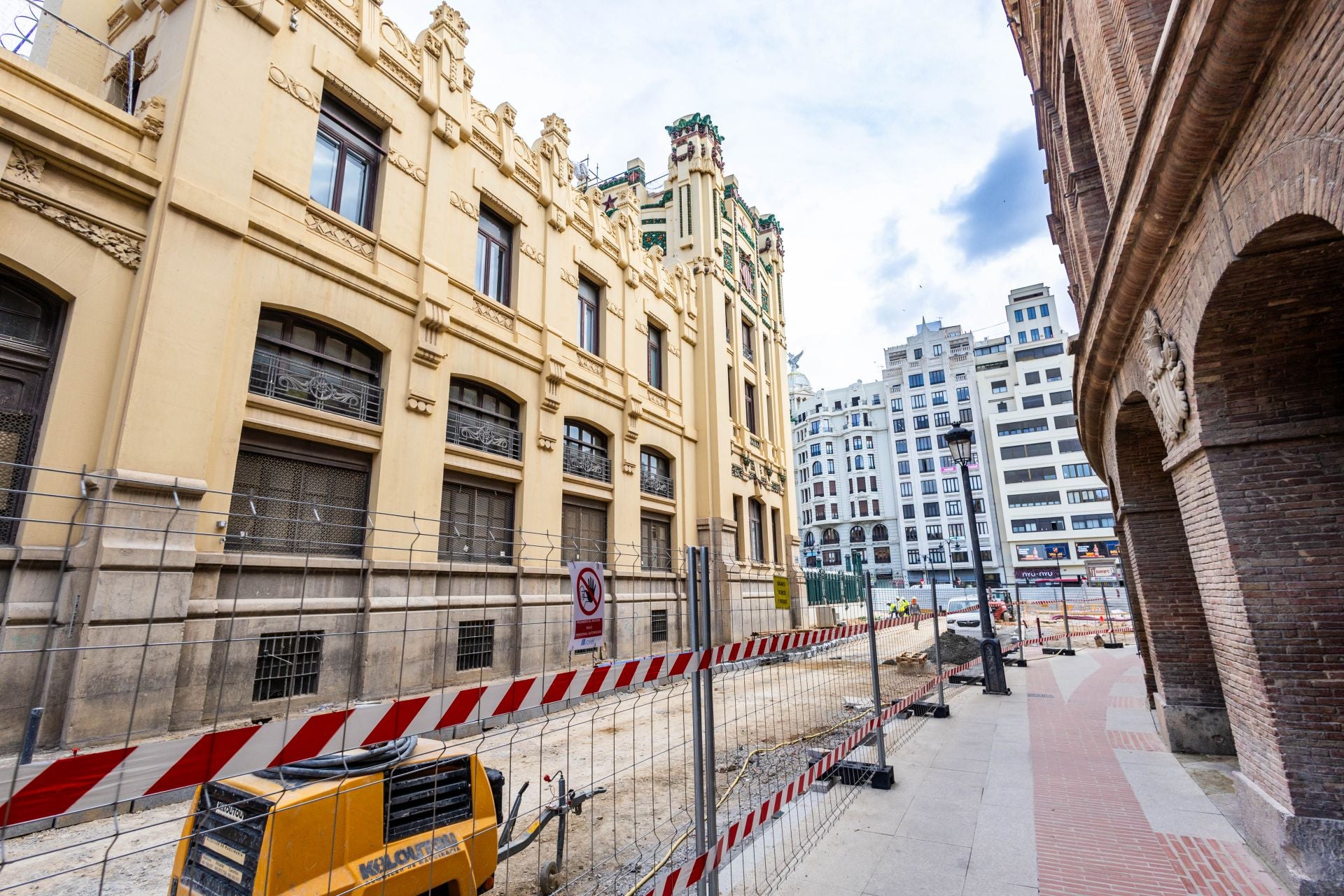 Fotos: Obras entre las estaciones de metro de Xàtiva y Alacant