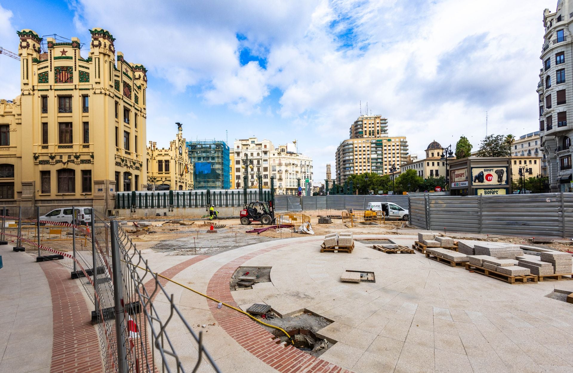 Fotos: Obras entre las estaciones de metro de Xàtiva y Alacant