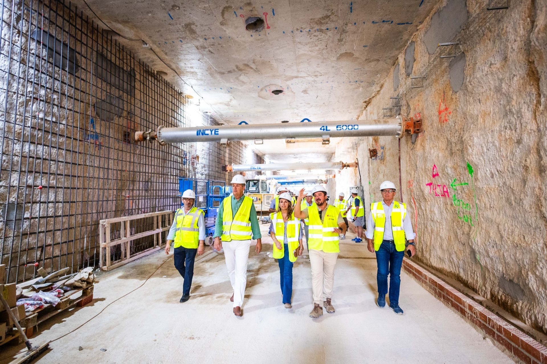 Fotos: Obras entre las estaciones de metro de Xàtiva y Alacant