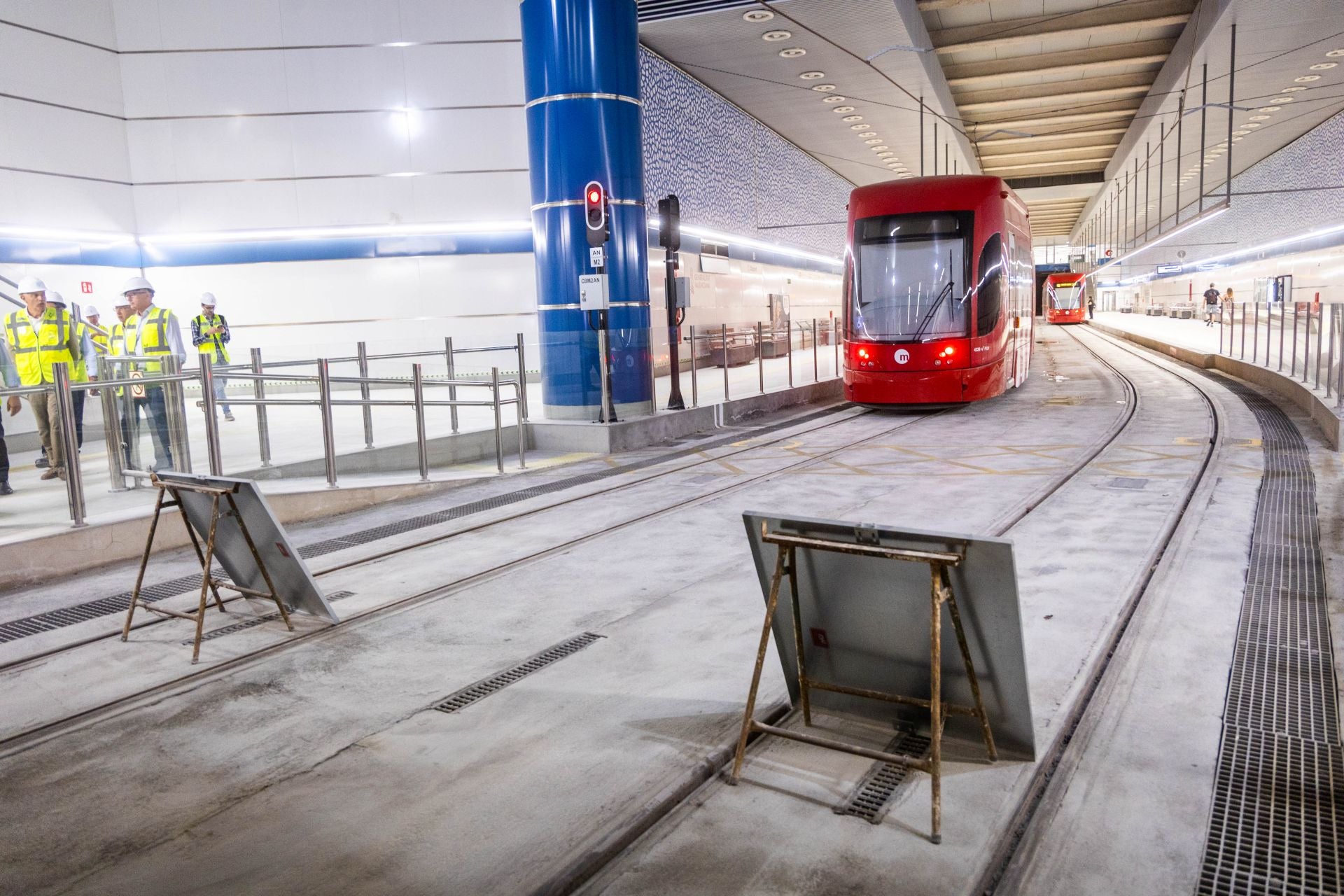Fotos: Obras entre las estaciones de metro de Xàtiva y Alacant