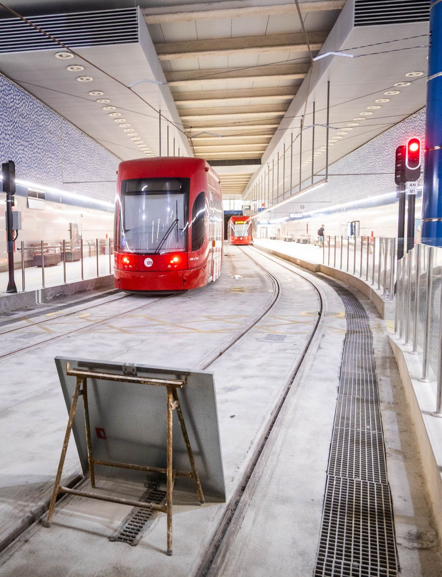 Fotos: Obras entre las estaciones de metro de Xàtiva y Alacant