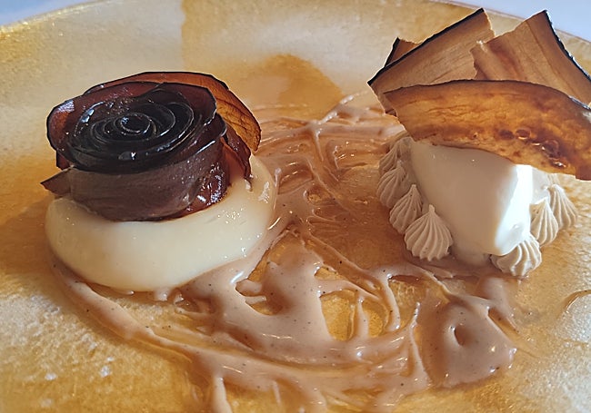 La sorprendente berenjena de postre.