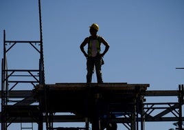 Un trabajador de la construcción.