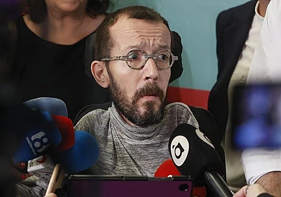 Echenique, durante una de sus intervenciones.