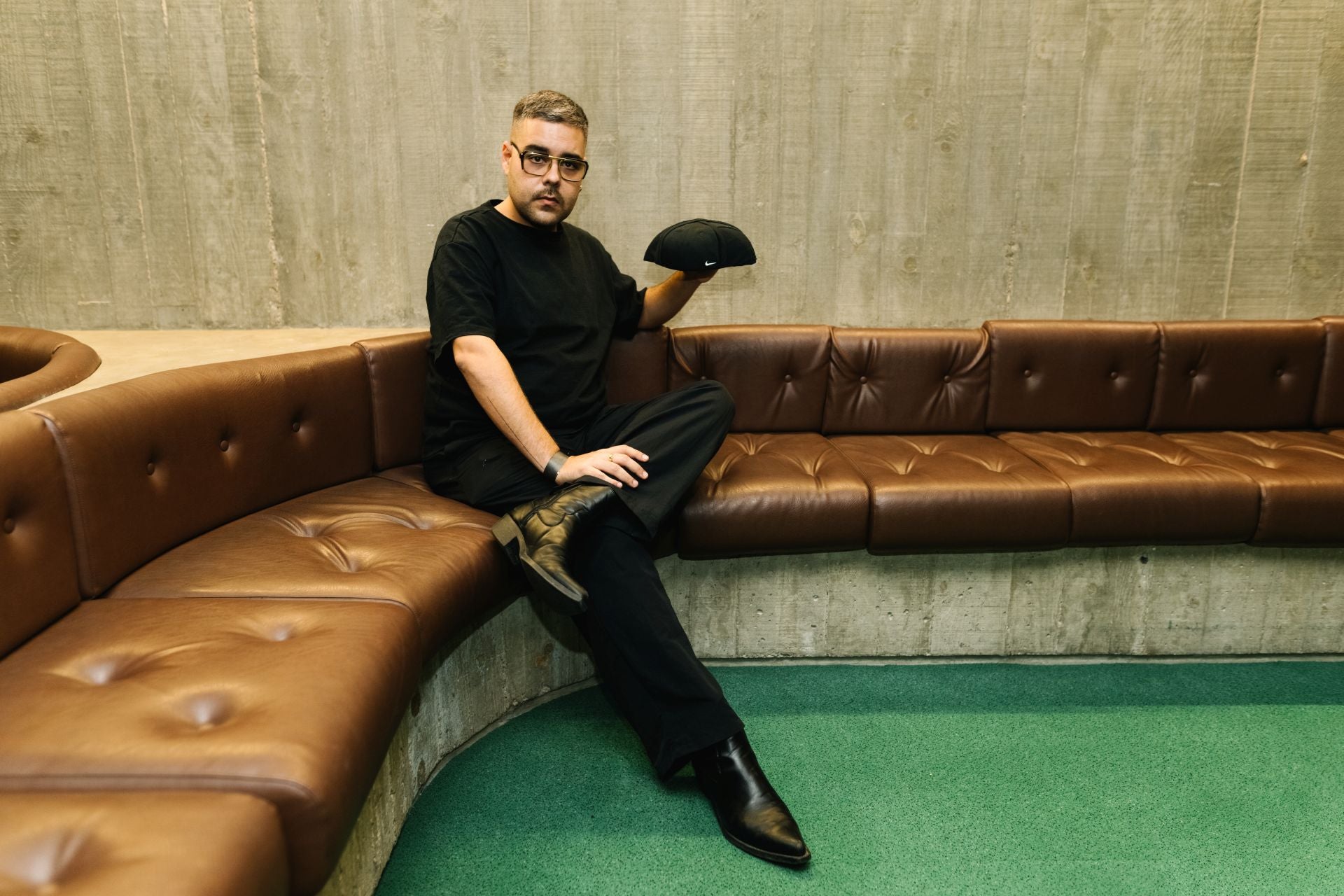 Betto García, con una de sus creaciones.