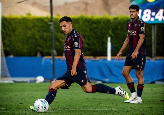 Olasagasti, durante uno de los partidos de pretemporada.
