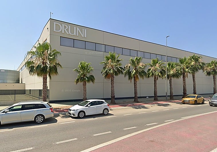 Almacén central de Druni, en Carlet, asaltado por los ladrones.